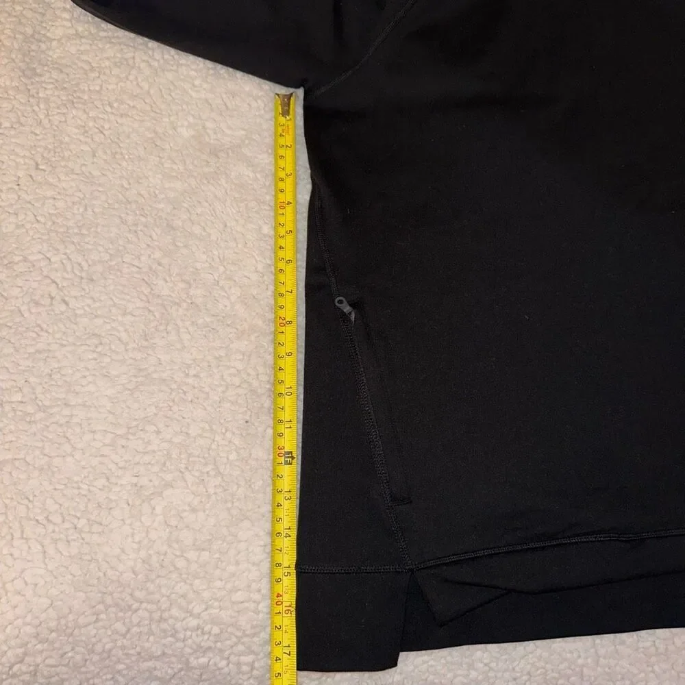 Aerie Offline Womens Black Athletic Hooded Sweatshirt Medium EUC - Picture 8 of 10